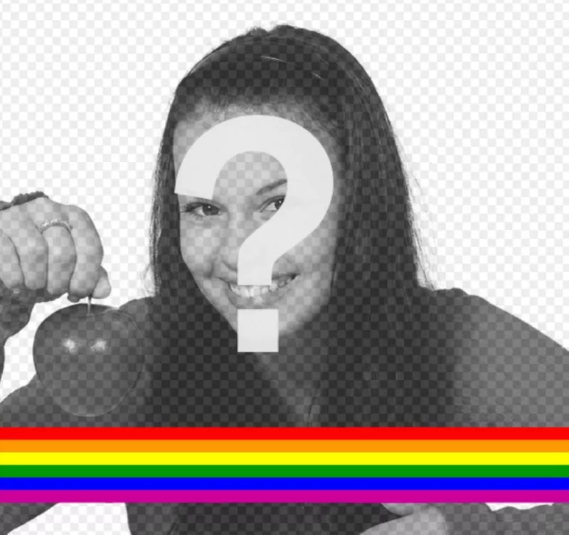 Băng trang trí cho ảnh của bạn với cờ LGBT ..