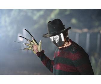 ghep ảnh freddy krueger cho halloween trở thanh cơn ac mộng giết người nổi tiếng tren phố elm đi vao giấc mơ của kẻ thu của bạn