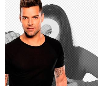 khung ảnh ca sĩ ricky martin