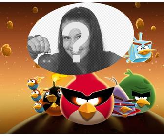 khung ảnh angry birds danh cho trẻ em