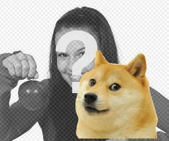 sticker hinh dan doge meme