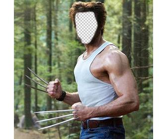 trở thanh wolverine từ phim x men với photosmile