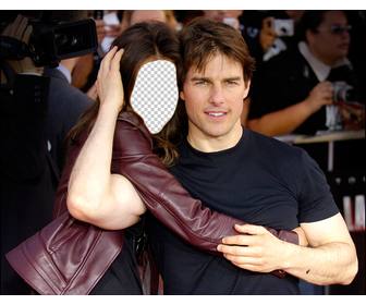 ghep ảnh tạo dang om diễn vien tom cruise