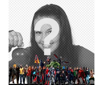 Chụp ảnh với các nhân vật trong Avengers Infinity War