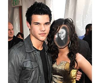 ghep ảnh khuon mặt phụ nữ ben cạnh taylor lautner