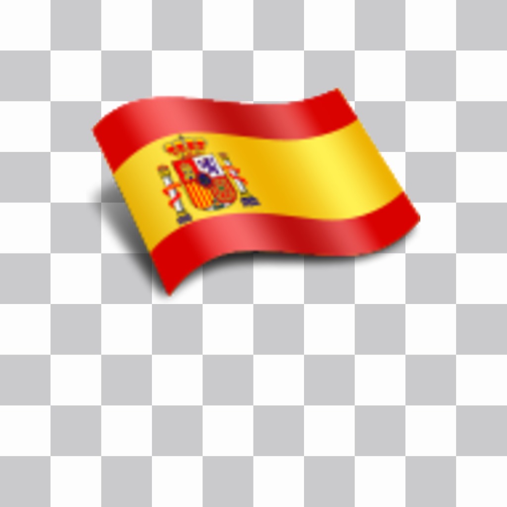 Hình dán quốc kỳ Tây Ban Nha để dán vào ảnh của bạn ..
